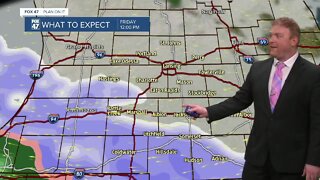 Quiet Thursday with some snow possible on Friday