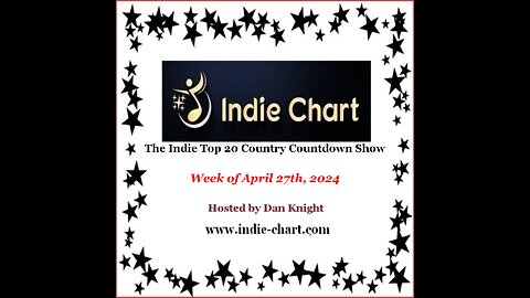 Indie Top 20 Country Countdown Show April 27th, 2024