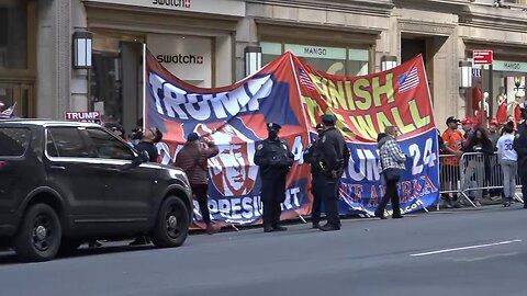 LIVE: NYC outside Trump Tower following ex-President's indictment - 03.04.2023 #trump