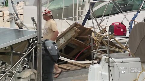 Cleanup begins in Pensacola amid Hurricane Sally