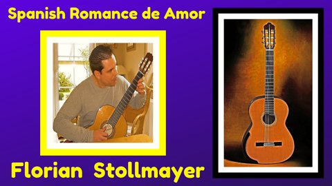 Classical Guitarist plays the famous Spanish Romance (Romance anonymous) LIVE!