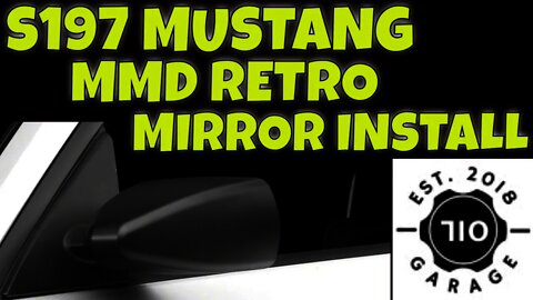 S197 retro mirror install
