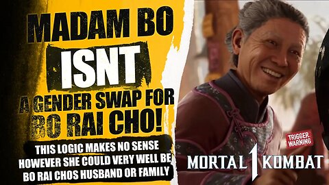 Mortal Kombat 1 : Madam Bo IS NOT A Gender Swap, Bo Rai Cho's POSSIBLE Wife, My New Website Is Open!