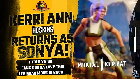 Mortal Kombat 1 Exclusive: KERI ANN HOSKINS KONFIRMED AS SONYA BLADE! (SUMMERFEST)