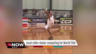 Local roller skater competing for World Title