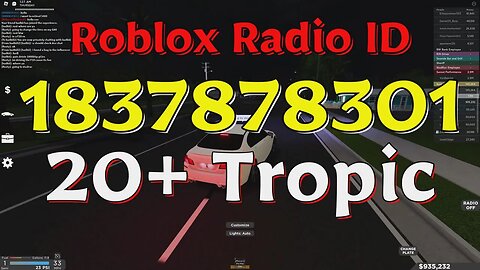 Tropic Roblox Radio Codes/IDs