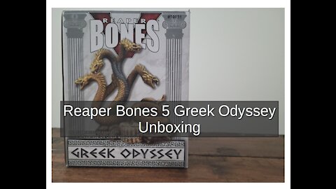 Reaper Bones 5 Greek Odyssey Unboxing and review
