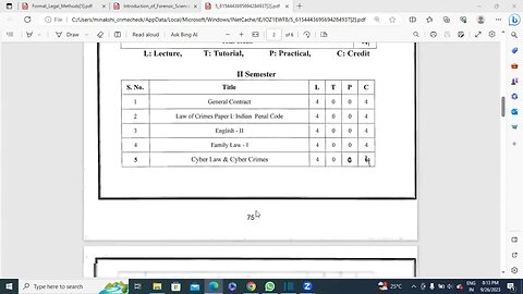 B.Sc.LL.B. syllabus for West Bengal National University of Juridical Sciences WBNUJS #NLU #WBNUJS