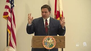 Palm Beach County investigating after Gov. Ron DeSantis speaks to mostly maskless crowd in West Palm Beach