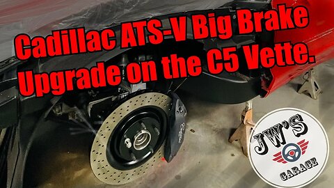 Cadillac ATS-V big brake upgrade on the C5 Corvette FRC project &