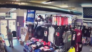 Anti Trump Nut Job Crashes Car Into Trump Store