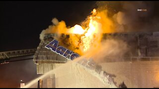 Hemet: Firefighters Battle Difficult to Control Fire at Aaron’s Furniture Store