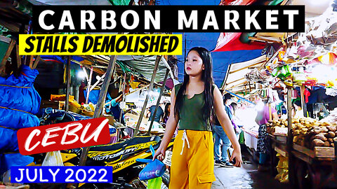 [4K CEBU 🇵🇭] OLDEST AND LARGEST FARMER’S MARKET IN CEBU | CARBON MARKET | Walking Tour