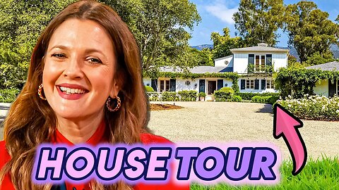 Drew Barrymore | House Tour | Her $7.5 Million House in The Hamptons