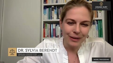 Grand Jury - 12/02/2022 - Jour 2 - Dr. Silvia Behrendt - La Santé traitée comme une menace à la Sécurité Nationale