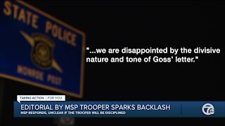 Calls for MSP trooper's resignation after controversial editorial is published