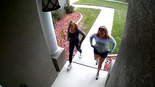 Women caught on video stealing packages from doorsteps in Riverview | Homeowner shares video