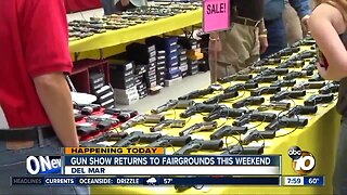 Gun show returns to Del Mar Fairgrounds