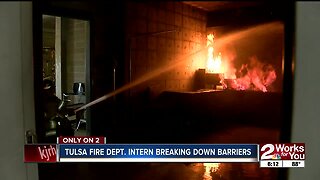Tulsa fire dept. intern breaking down barriers