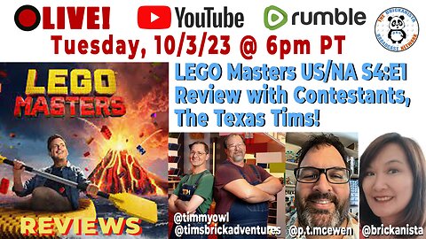 Lego Masters US/NA Season 4 Episode 1 Review with The Texas Tims