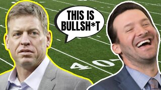 Troy Aikman Is SALTY That The NFL Let Tony Romo Call The Cowboys Game!