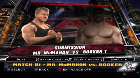 WWE SmackDown vs. Raw 2011 Mr. McMahon vs Booker T