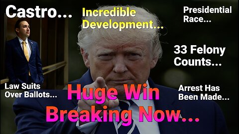 Huge Win For Trump. Breaking Now, Must See to Believe. (1-16-2024)