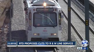 RTD may scale back service on R and R lines