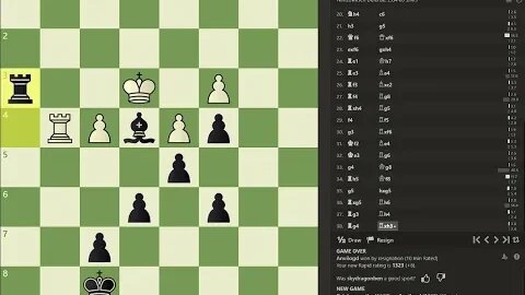 Daily Chess play - 1324 - Drew Game 4 but could have won it