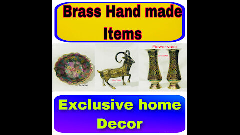 Brass hand made items | home decor | exclusive home decor