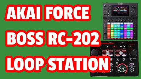 Akai Force Boss RC202 Loop Station Test Jam