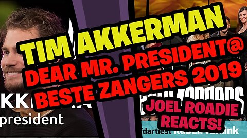 Tim Akkerman - Dear Mr. President | Beste Zangers - Roadie Reacts