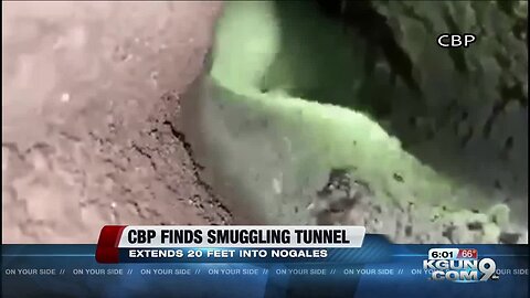 Border tunnel discovered near Nogales