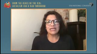 Rep Tlaib Claims People “Behind the Curtain” Exploit Palestinians