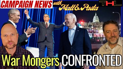 Campaign News Update with Matt & Pasta | Biden-Obama-Colbert event Protested by Lefties!
