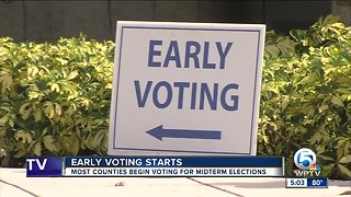 Early voting starts