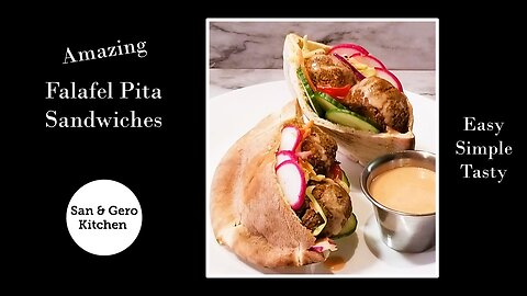 How to make Amazing Falafel Pita Sandwiches