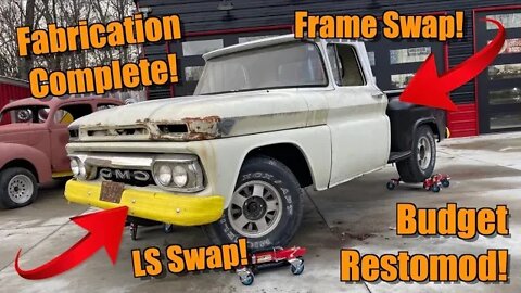 The Light Is At The End Of The Tunnel...Finishing Fabrication! GMC C1000 Restomod Ep. 6
