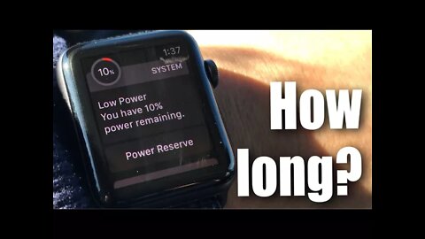 How long does the GPS & Cellular Apple Watch battery last?