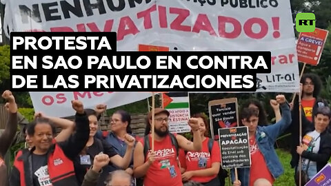 Sao Paulo se paraliza por la huelga de varios sectores contra las privatizaciones
