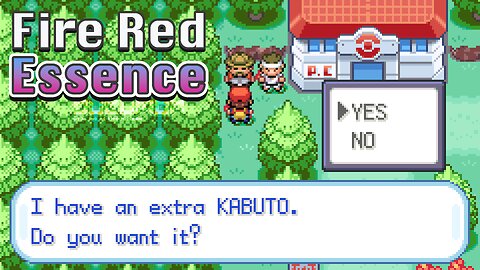 Pokemon Fire Red Essence - GBA Hack ROM, You can catch all Pokemon in Pokemon Fire Red/Leaf Green