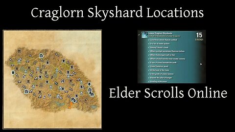 Craglorn Skyshard Locations [Elder Scrolls Online] ESO