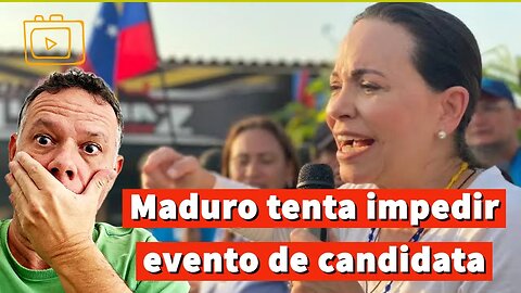 Apoiadores de Maduro tentam impedir evento de candidata na Venezuela; Havia ‘pessoas armadas’