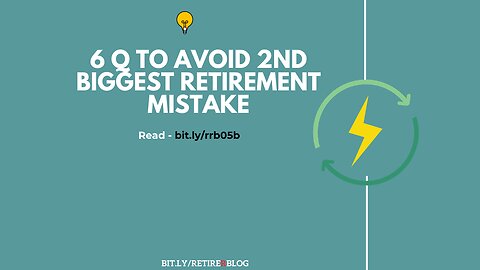 RRR005 [Trailer] - 6 Questions to Answer To Avoid The 2nd Biggest Retirement Mistake
