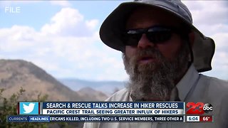 Rescues increasing along Pacific Crest Trail