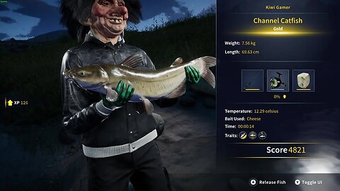 Call of the Wild The Angler Golden Ridge Reserve Channel Catfish Silver and Gold