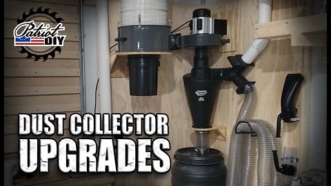 Dust Collector Upgrades / 2 Stage Harbor Freight Dust Collection