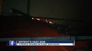 Three injured after explosion at Detroit titanium plant