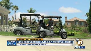Neighbors worry beloved golf course will close