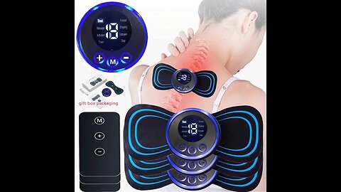 Portable Neck Massager for Pain Relief Electric Body Massage